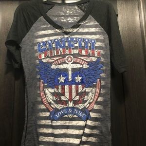 Sinful Burnout V-neck